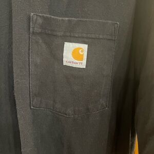 Carhartt Men's Dark Gray Pocket Sleeve Tee